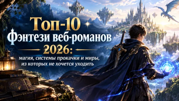 Топ-10 фэнтези веб-романов 2026: магия, системы прокачки и миры, из которых не хочется уходить