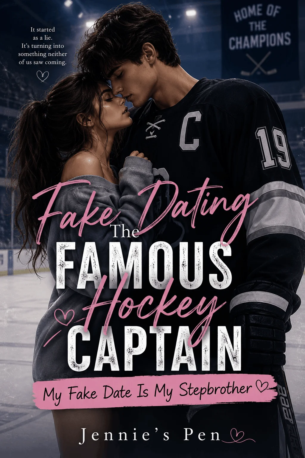 Fake Dating The Famous Hockey Captain Novel Cover