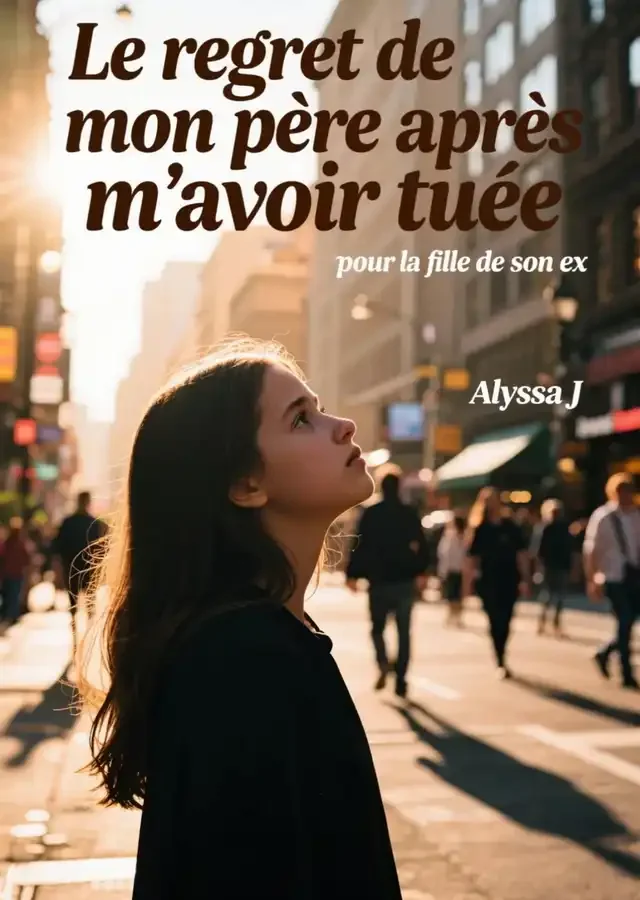 Couverture du roman Le regret de mon père après m'avoir tuée pour la fille de son ex