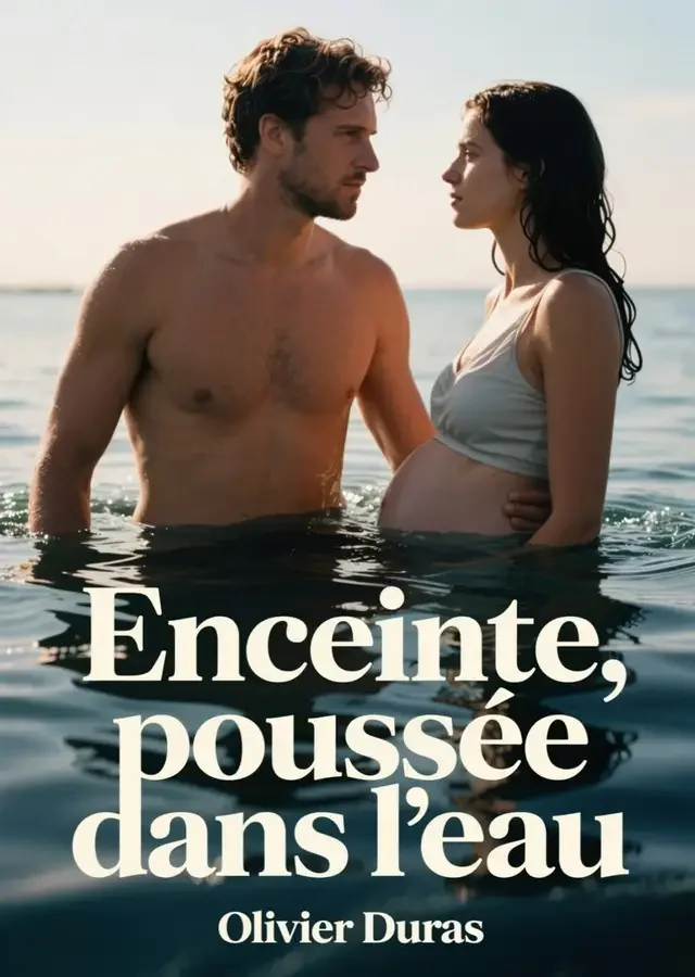 Couverture du roman Enceinte, poussée dans l’eau