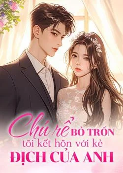 Bìa tiểu thuyết Chú rể bỏ trốn, tôi kết hôn với kẻ địch của anh
