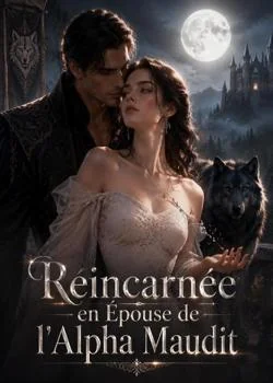 Couverture du roman Réincarnée en Épouse de l'Alpha Maudit