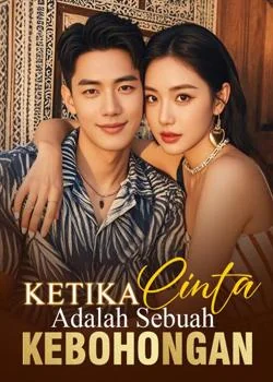 Sampul Novel Ketika Cinta Adalah Sebuah Kebohongan