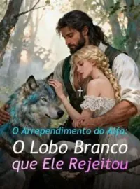 Capa do romance O Arrependimento do Alfa: O Lobo Branco que Ele Rejeitou