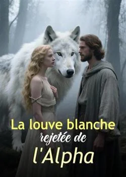 Couverture du roman La louve blanche rejetée de l'Alpha