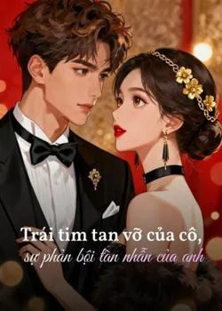 Bìa tiểu thuyết Trái tim tan vỡ của cô, sự phản bội tàn nhẫn của anh