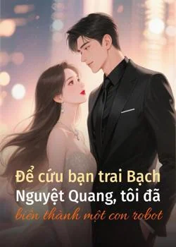 Bìa tiểu thuyết Để cứu bạn trai Bạch Nguyệt Quang, tôi đã biến thành một con robot