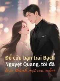 Bìa tiểu thuyết Để cứu bạn trai Bạch Nguyệt Quang, tôi đã biến thành một con robot
