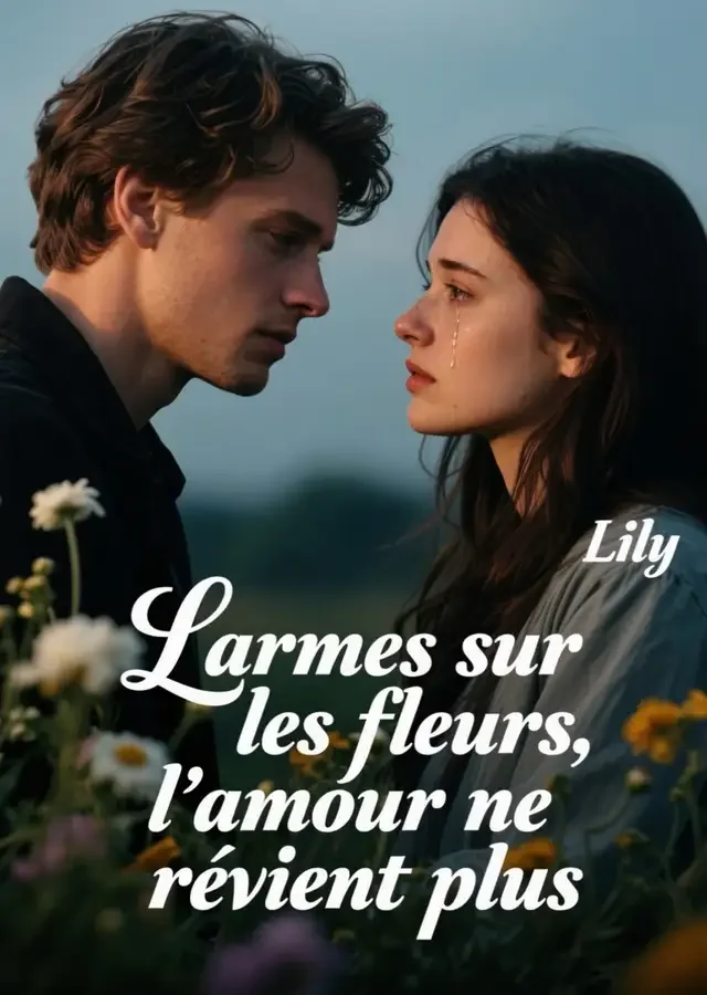 Couverture du roman Larmes sur les fleurs, l'amour ne revient plus