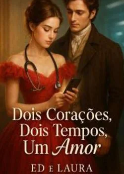 Capa do romance Dois Corações, dois tempos, um amor.