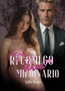 Capa do romance Um recomeço para o viúvo Milionário 
