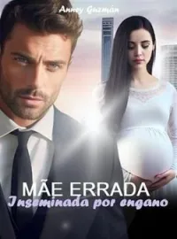 Capa do romance Mãe errada inseminada por engano.