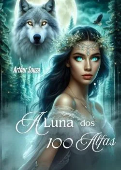 Capa do romance A Luna dos 100 Alfas