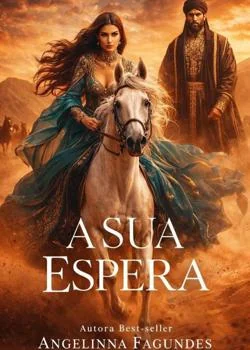 Capa do romance Á Sua Espera 