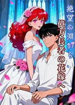 絶望の淵から、億万長者の花嫁へ の小説カバー