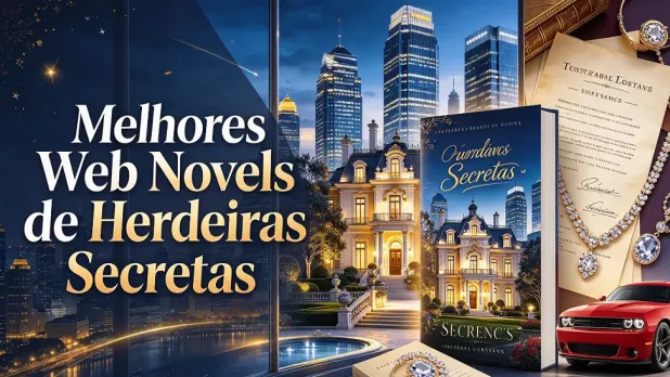 8 Web Novels de Herdeiras Secretas, Identidades Ocultas e Fortunas Milionárias