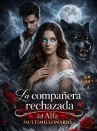 Portada de la novela La compañera rechazada del Alfa multimillonario