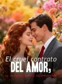 Portada de la novela El cruel contrato del amor, su arrepentimiento interminable