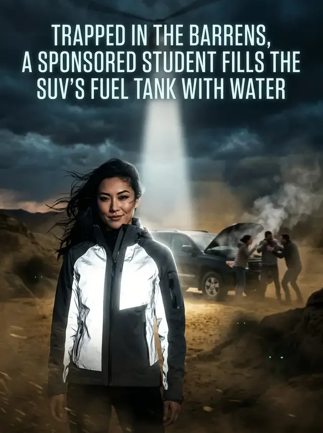 Trapped in The Barrens, a Sponsored Student Fills the SUV's Fuel Tank with Water Novel Cover