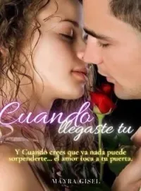 Portada de la novela CUANDO LLEGASTE TÚ.