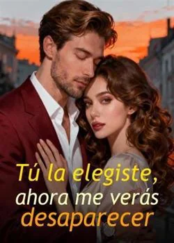 Portada de la novela Tú la elegiste, ahora me verás desaparecer