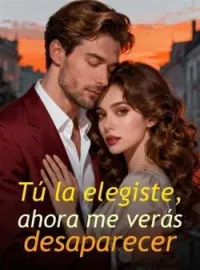 Portada de la novela Tú la elegiste, ahora me verás desaparecer