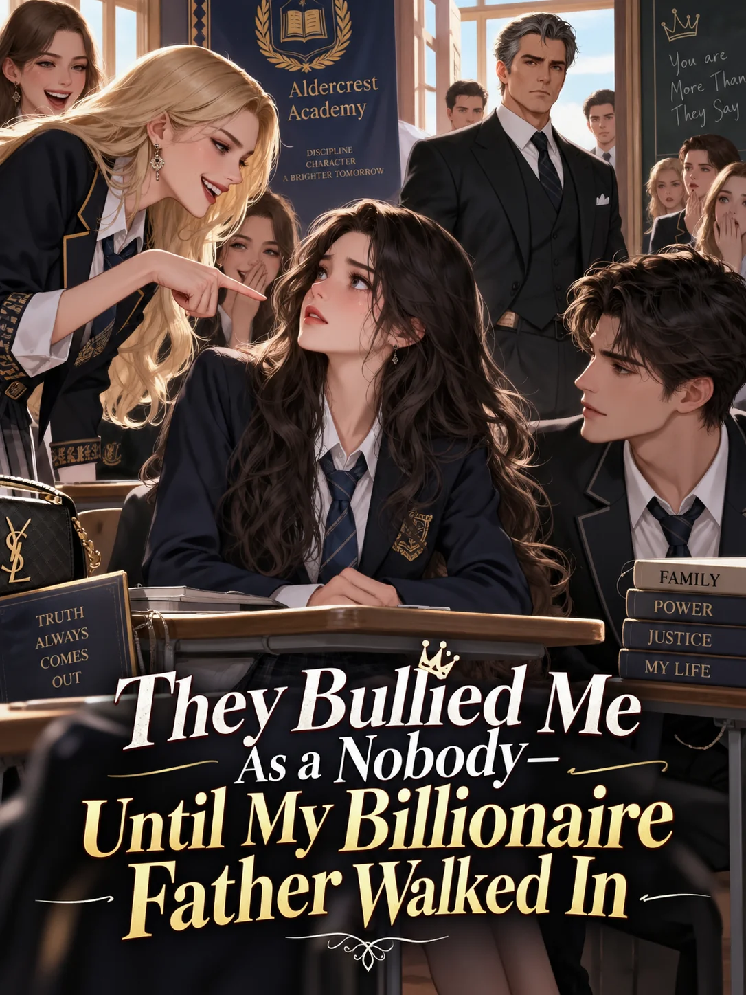 They Builed Me as a Nobody—Until My Billionaire Father Walked IN Novel Cover