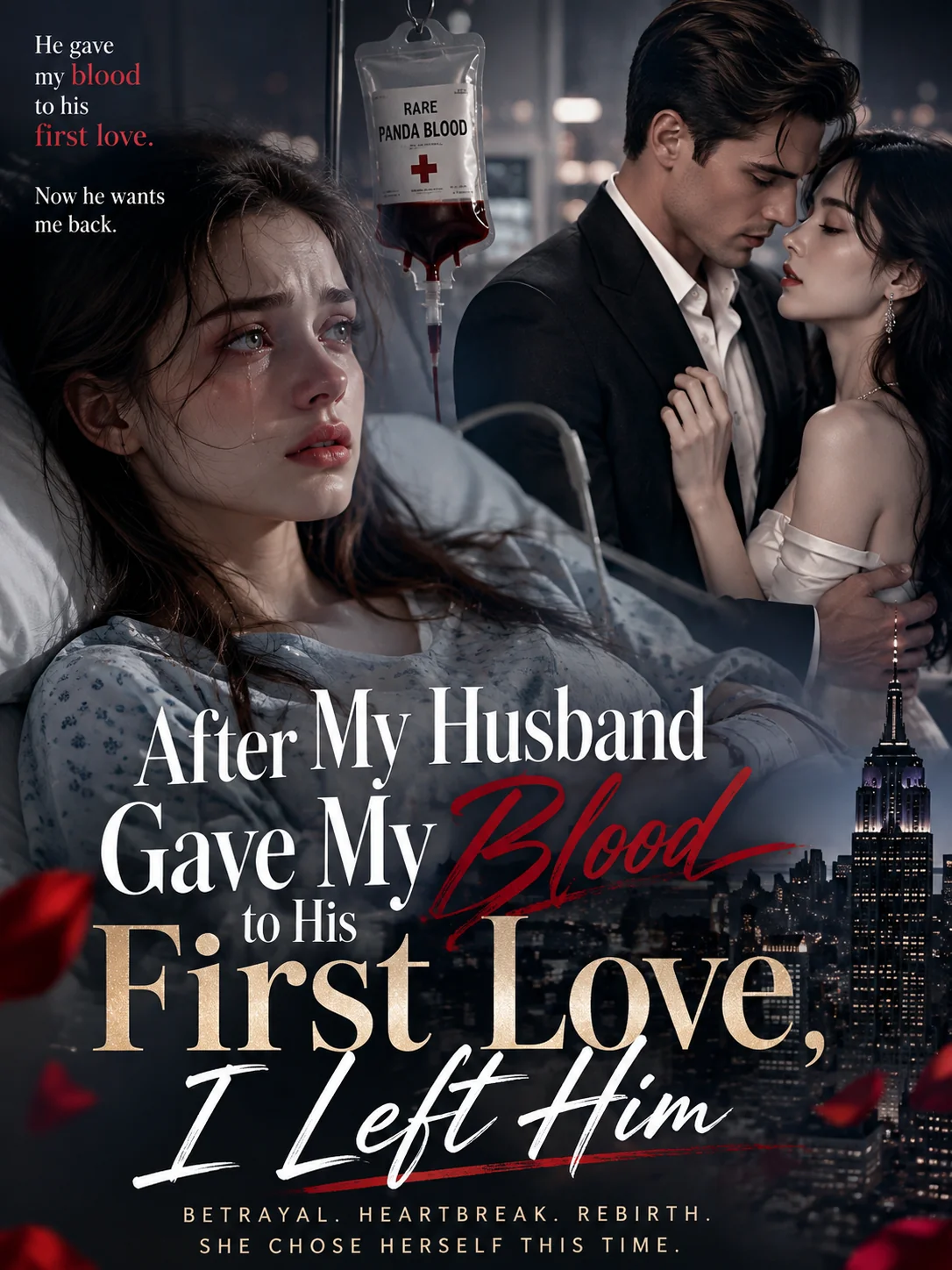 He Gave My Blood to His First Love, Then Lost Me Forever Novel Cover