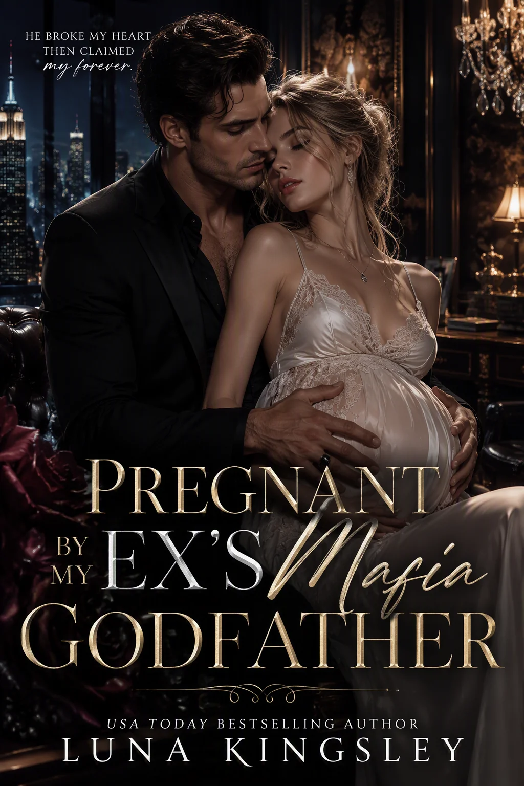 Pregnant by My Ex's Mafia Godfather Novel Cover