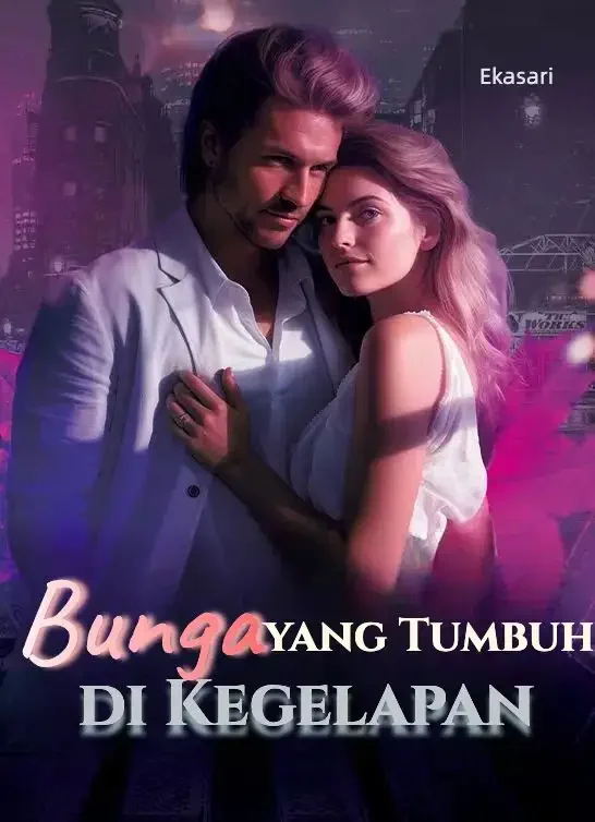 Sampul Novel Bunga yang Tumbuh di Kegelapan