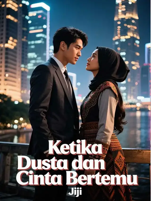Sampul Novel Ketika Dusta dan Cinta Bertemu