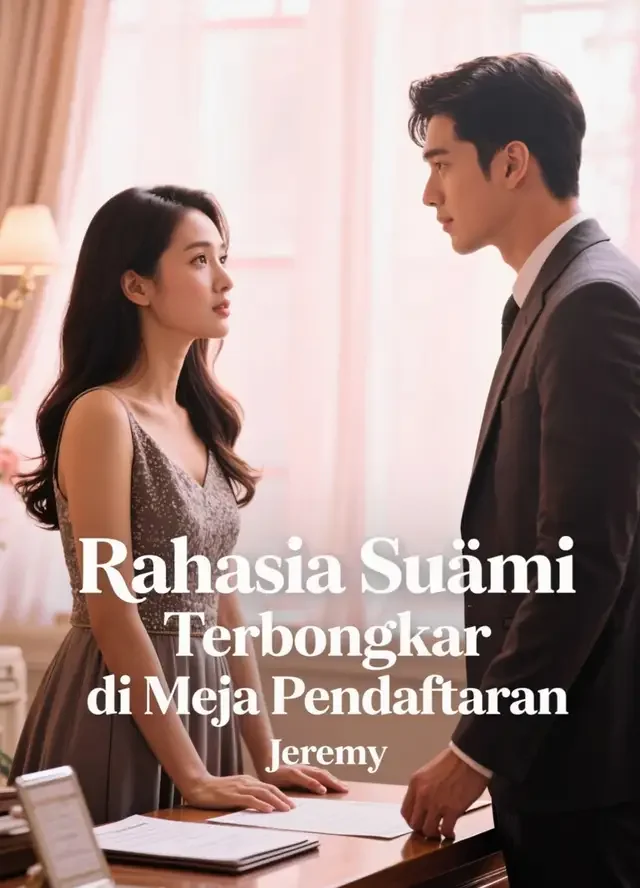 Sampul Novel Rahasia Suami Terbongkar di Meja Pendaftaran