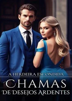Capa do romance Chamas De Desejos Ardentes: A Herdeira Escondida