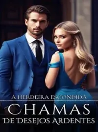 Capa do romance Chamas De Desejos Ardentes: A Herdeira Escondida