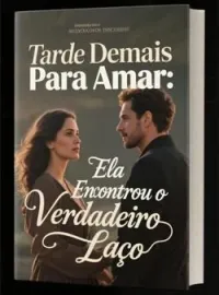 Capa do romance Tarde Demais Para Amar: Ela Encontrou o Verdadeiro Laço