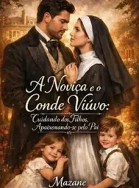 Capa do romance A noviça e o Conde Viúvo
