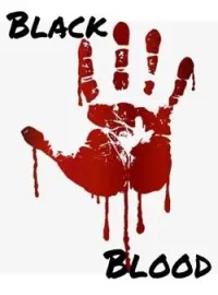 Capa do romance Black blood