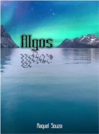 Capa do romance Algos
