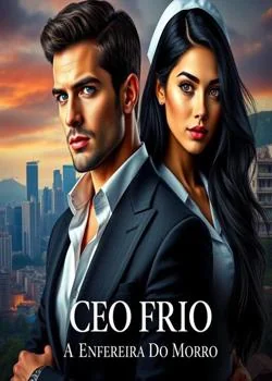 Capa do romance O CEO FRIO E A ENFERMEIRA DO MORRO 
