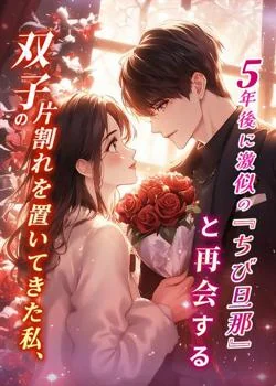 双子の片割れを置いてきた私、5年後に激似の『ちび旦那』と再会する の小説カバー