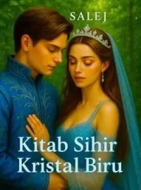 Sampul Novel Kitab sihir kristal biru
