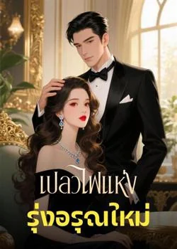 หน้าปกนวนิยาย เปลวไฟแห่งรุ่งอรุณใหม่