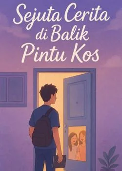 Sampul Novel Sejuta cerita di balik pintu kos