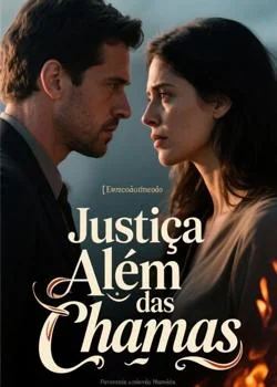 Capa do romance Justiça Além das Chamas