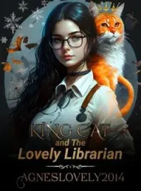Sampul Novel King Cat and The Lovely Librarian