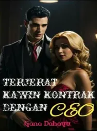 Sampul Novel Terjerat Kawin Kontrak Dengan CEO