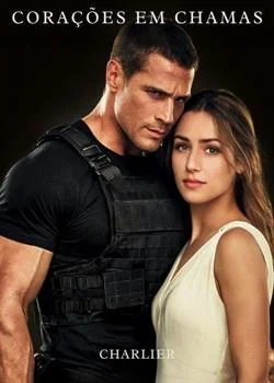 Capa do romance Corações em Chamas