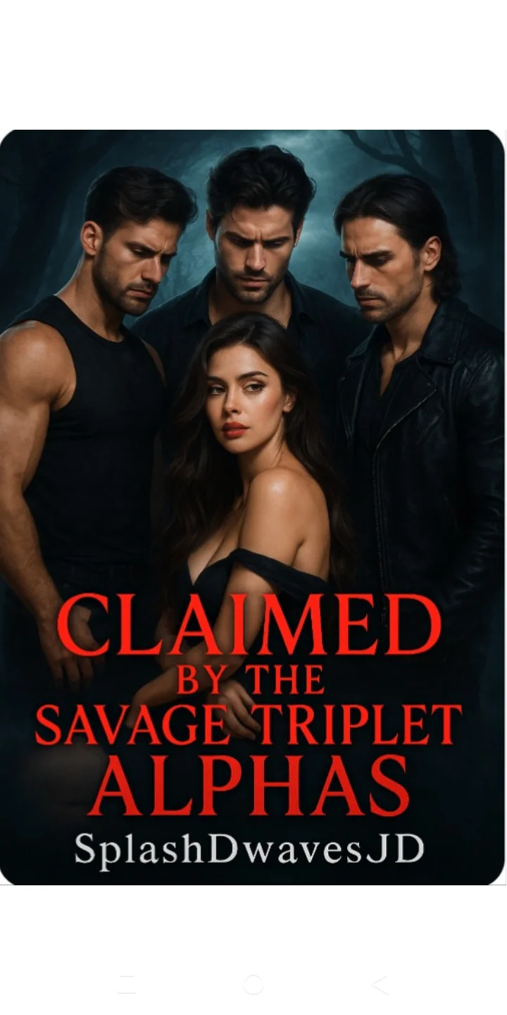 CLAIMED BY THE SAVAGE TRIPLET ALPHAS Novel Cover