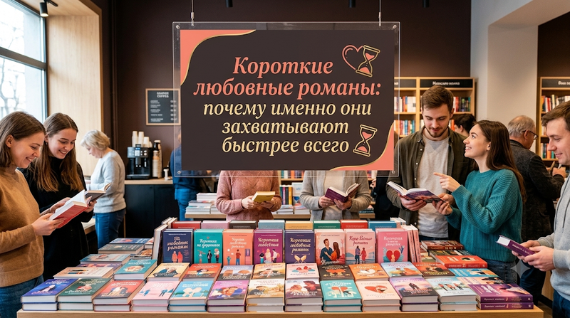 Короткие любовные романы: почему именно они захватывают быстрее всего
