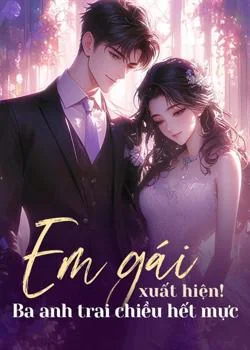 Bìa tiểu thuyết Em gái xuất hiện! Ba anh trai chiều hết mực